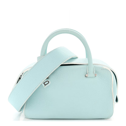 Delvaux Taurillon Soft Mini Cool Box Satchel Light Blue 1 of 13