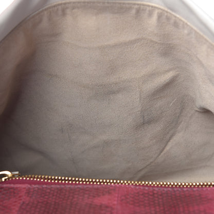 Fendi Goatskin Watersnake Large Peekaboo Iconic Satchel White 24 of 26