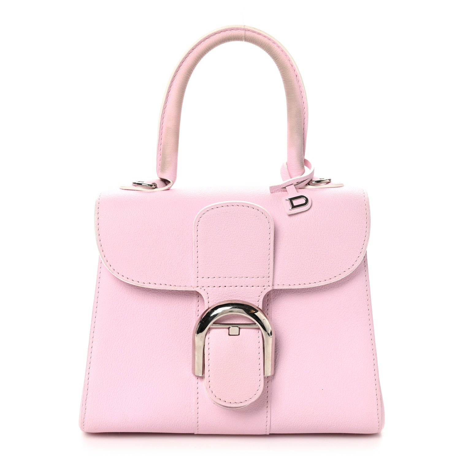 Delvaux Grained Calfskin Mini Brillant Satchel Nakuru 1 of 12