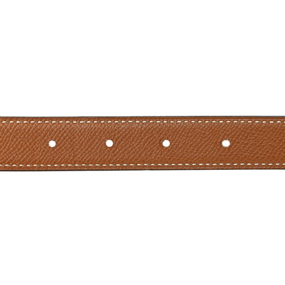Hermes Swift Epsom 24mm Mini H Belt 75 30 Black Gold 4 of 5