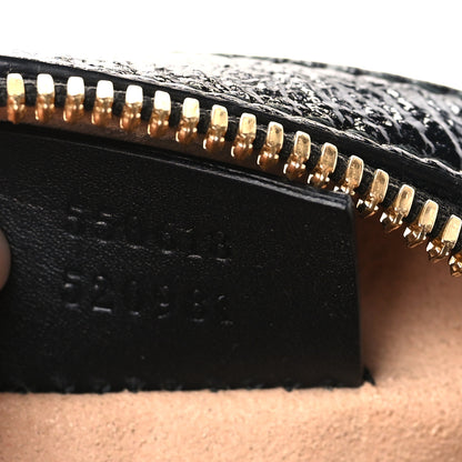 Gucci Suede Patent Web Mini Ophidia Round Shoulder Bag Black 7 of 9
