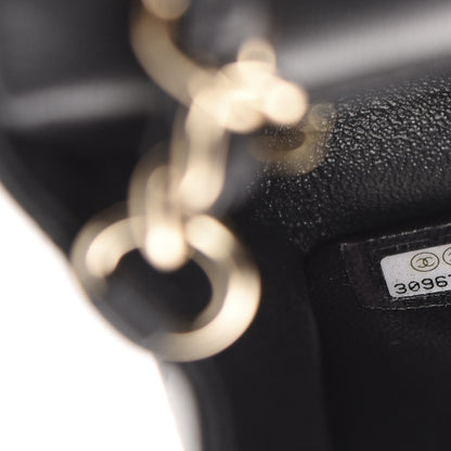 Chanel Lambskin Quilted Mini Rectangular Flap Black 9 of 11