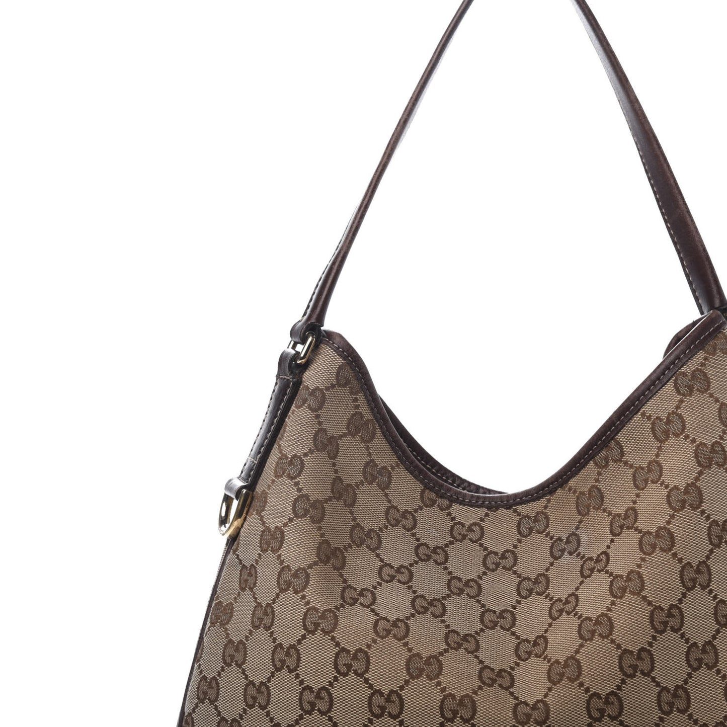 Monogram Medium New Britt Hobo Dark Brown