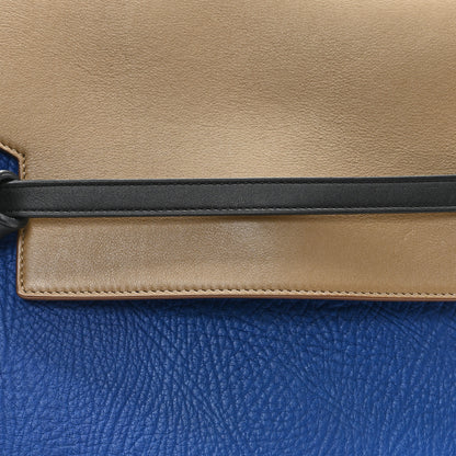 Celine Elephant Calfskin Mini Tri-Color Belt Bag Indigo 7 of 11