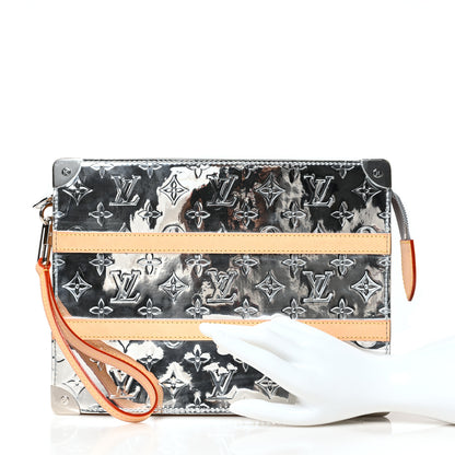 Louis Vuitton Monogram Mirror Trunk Pouch Silver 2 of 9