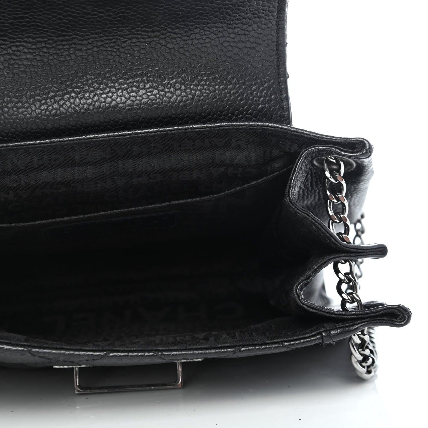 Chanel Caviar Small Accordion Flap Black 4 of 4