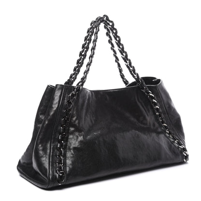 Chanel Glazed Caviar East West Modern Chain Tote Black 2 of 10