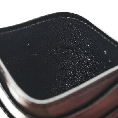 Balenciaga Calfskin Hourglass Card Holder Black 7 of 8