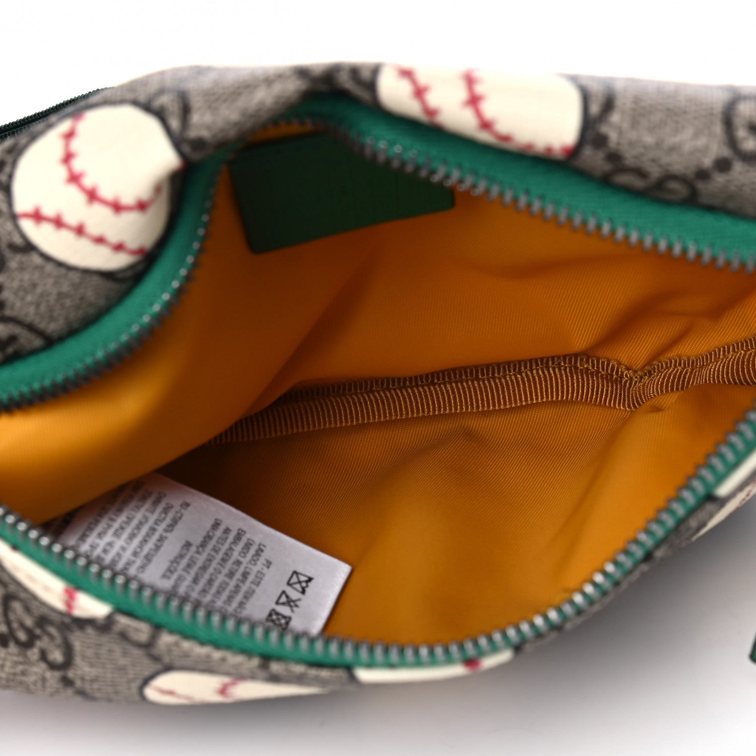 Gucci GG Supreme Monogram Baseballs Web Childrens Belt Bag 4 of 4