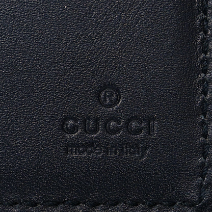 Gucci GG Supreme Monogram Blooms Bi-Fold Wallet Beige Blue Navy 5 of 8