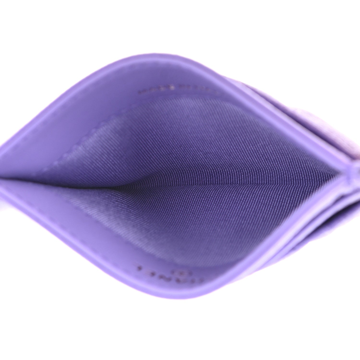 Chanel Caviar Quilted Card Holder Purple 5 of 8