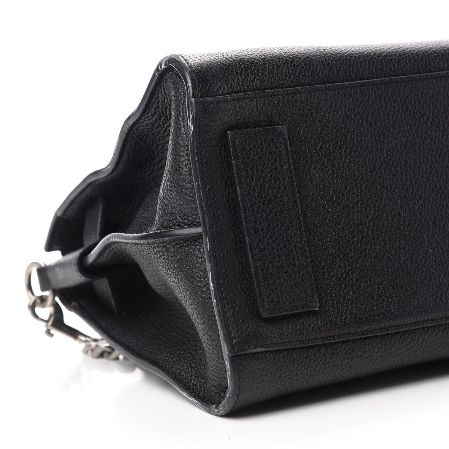 Grained Calfskin Baby Supple Sac De Jour Black