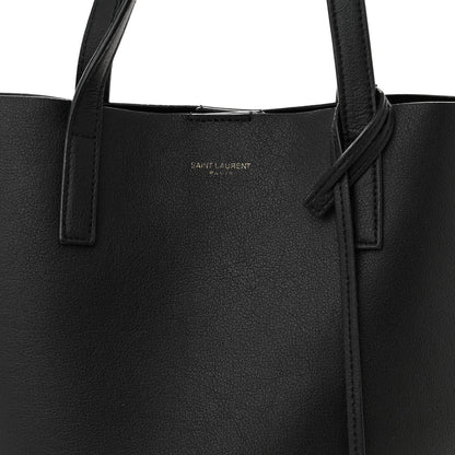 Saint Laurent Calfskin Toy Shopping Tote Black 8 of 10