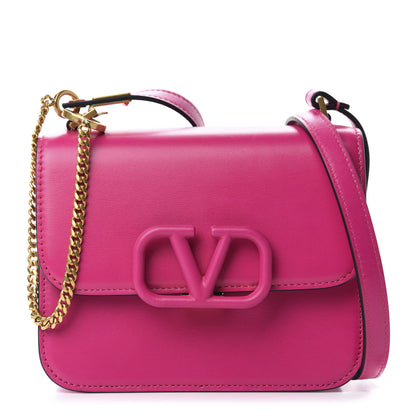Valentino Garavani Smooth Calfskin Small VSling Shoulder Bag Fuchsia 1 of 11