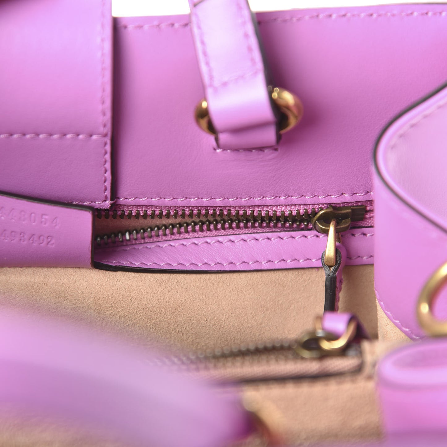 Calfskin Matelasse Small GG Marmont Tote Candy Mousse