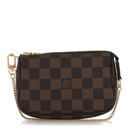 Louis Vuitton Damier Ebene Mini Pochette Accessories 1 of 8