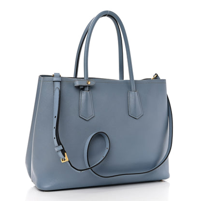 Prada Saffiano Cuir Medium Double Bag Aviazione 2 of 10