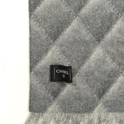 Chanel Cashmere CC Scarf Grey 3 of 3