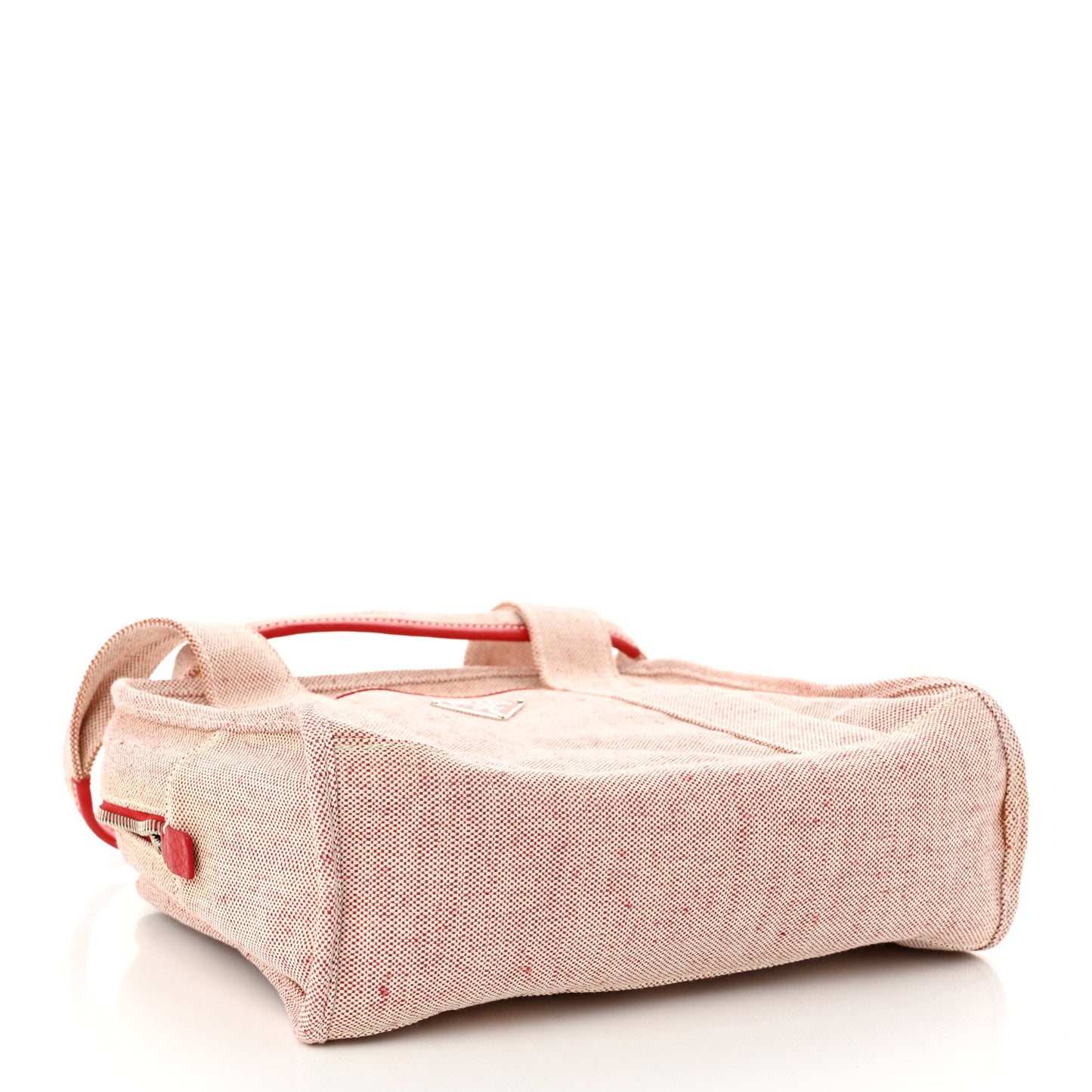 Canvas Misto Lino Shopping Tote Natural Rose