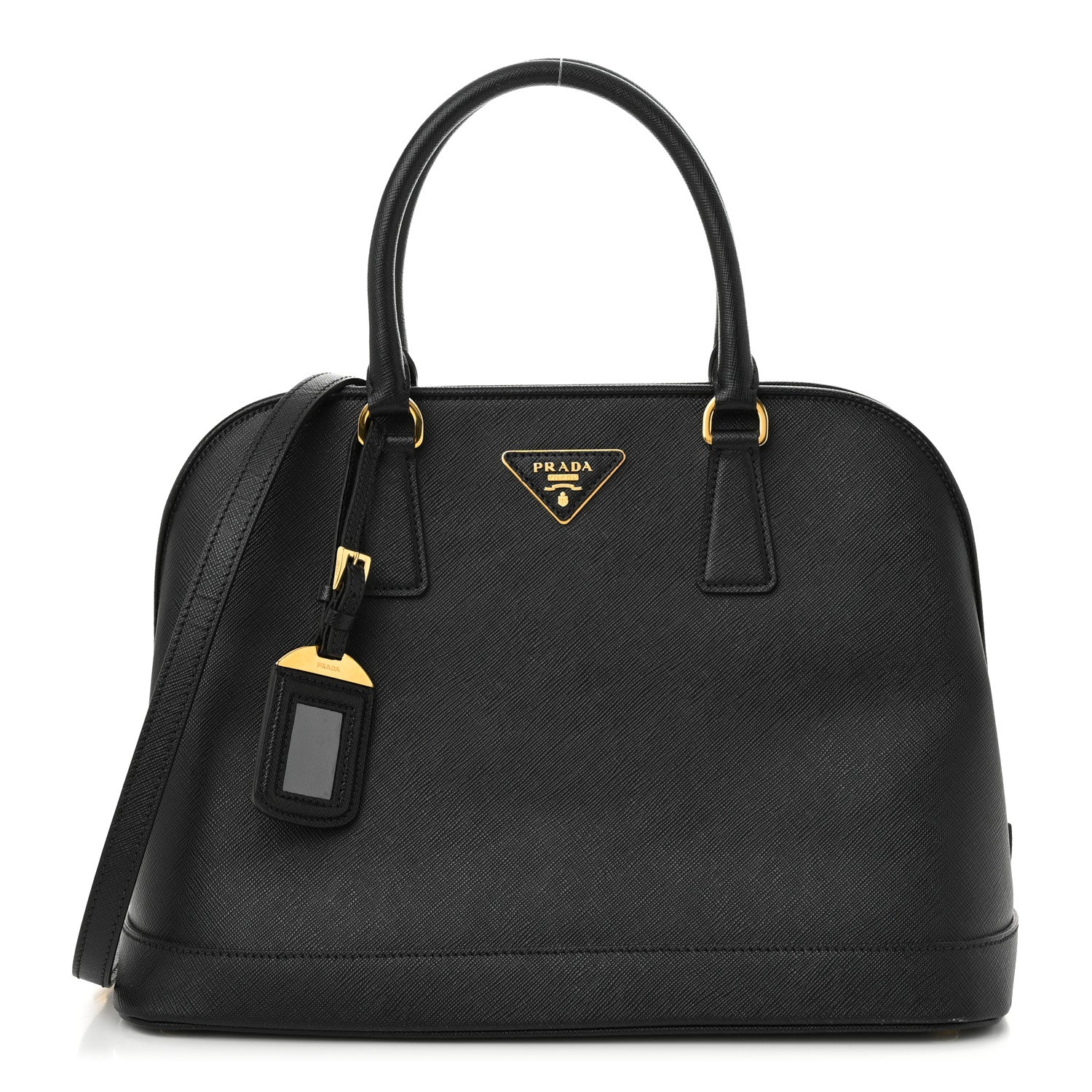 Prada Saffiano Lux Medium Promenade Tote Black 1 of 12