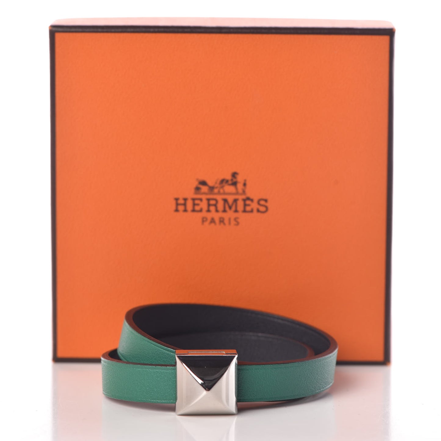 Swift Medor Infini Double Wrap Bracelet T2 Vert Vertigo