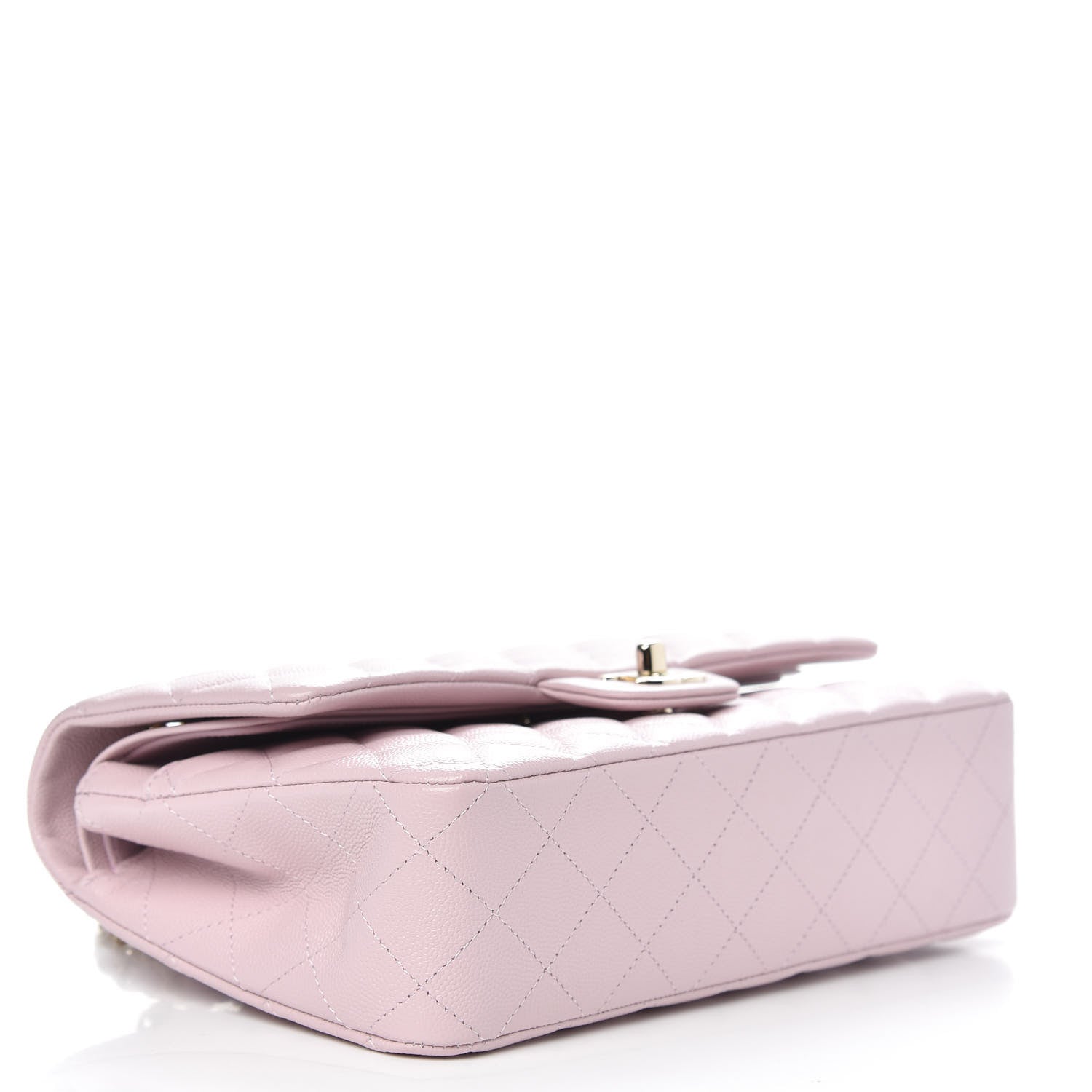 Chanel Caviar Quilted Medium Double Flap Light Pink 4 of 10