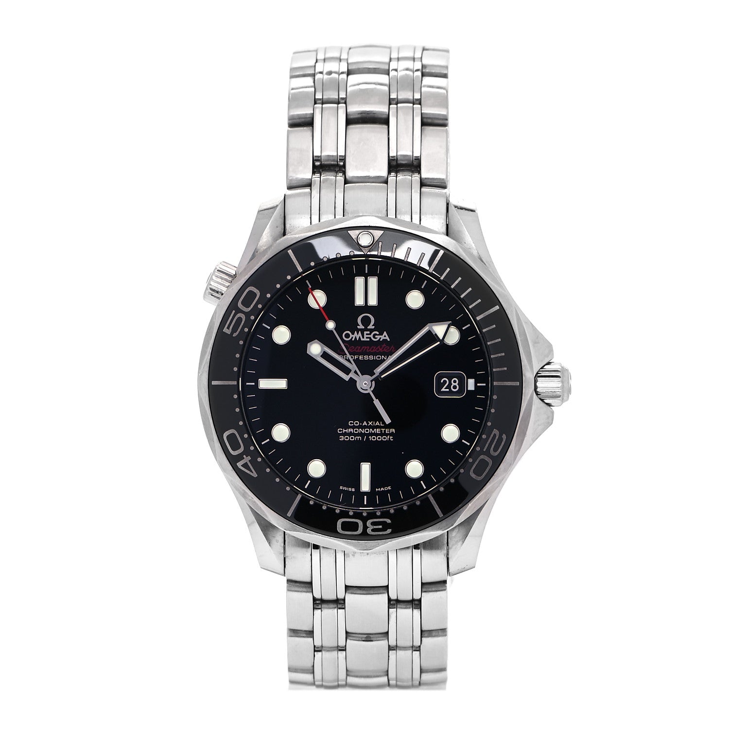 Omega Stainless Steel 41mm Seamaster Professional Co-Axial Diver Automatic Watch Black 212.30.41.20.01.003 1 of 5