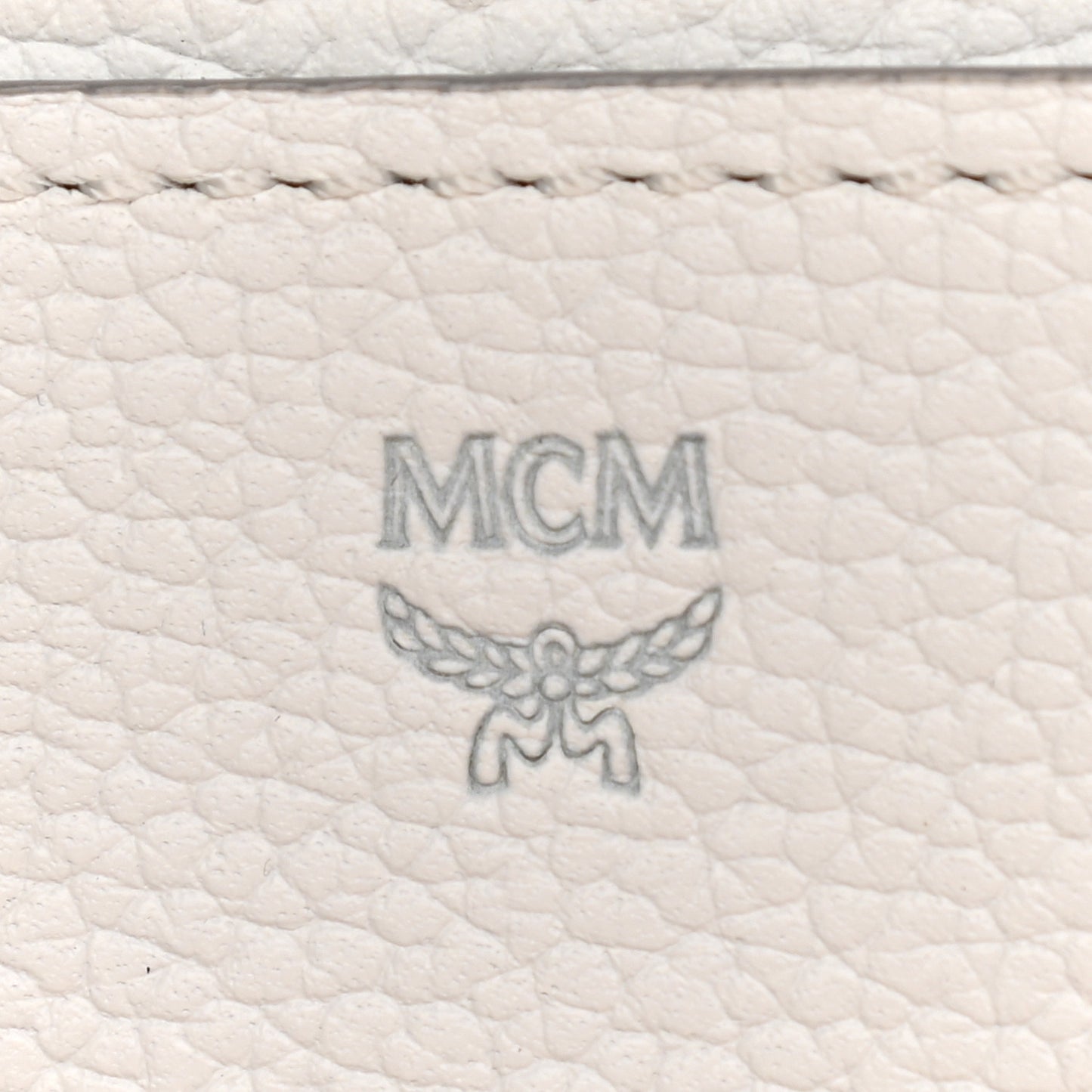 Grained Calfskin Medium Milla Convertible Backpack White Flake