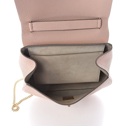 Chloe Grained Lambskin Drew Shoulder Bag Cement Pink 5 of 9