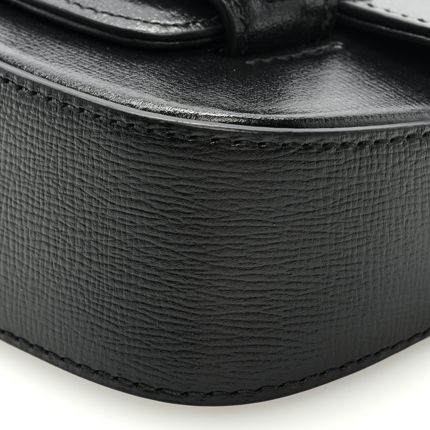 Gucci Azalea Calfskin Web Monochrome Horsebit 1955 Wallet On Strap Black 9 of 10