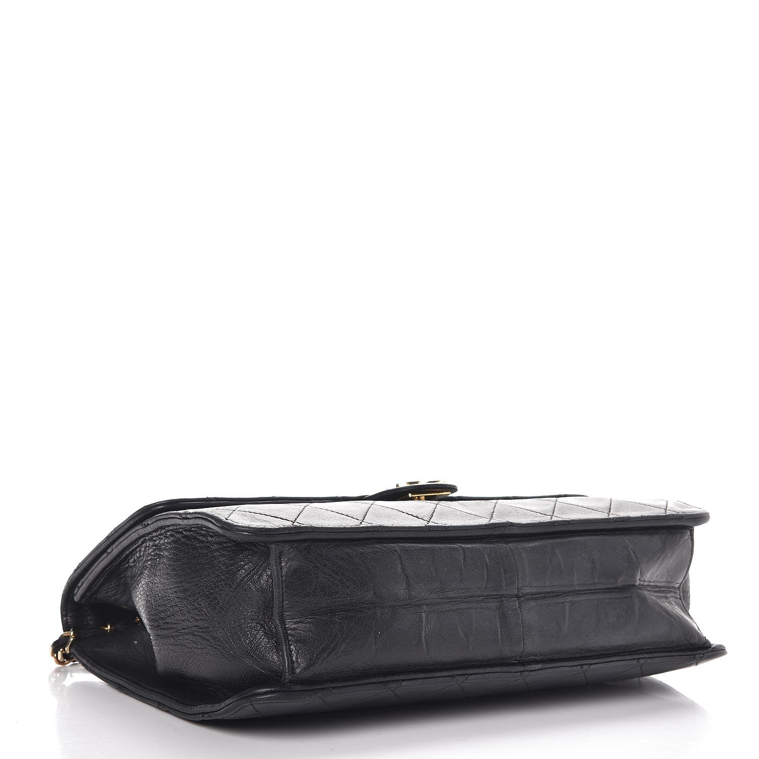 Chanel Lambskin Quilted Medium Single Flap Black 4 of 10