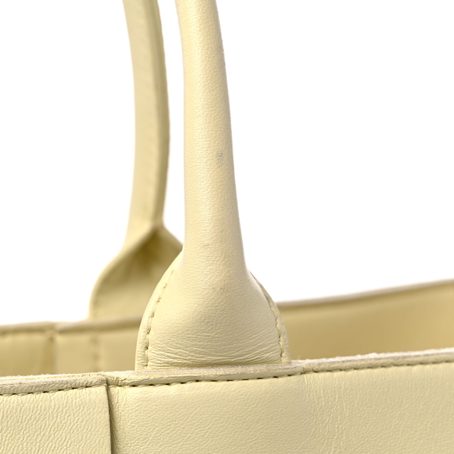 Calfskin Maxi Intreccio Medium Arco Tote Sherbert