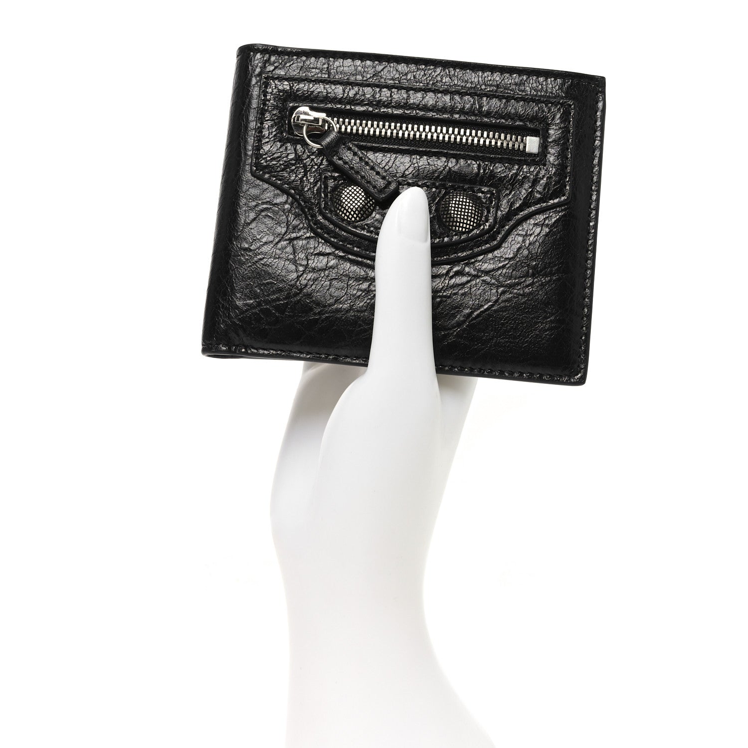 Balenciaga Angeau Arena Le Cagole Bi-Fold Wallet Black 2 of 6