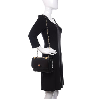 Gucci Azalea Calfskin Small Marina Chain Shoulder Bag Black 2 of 11