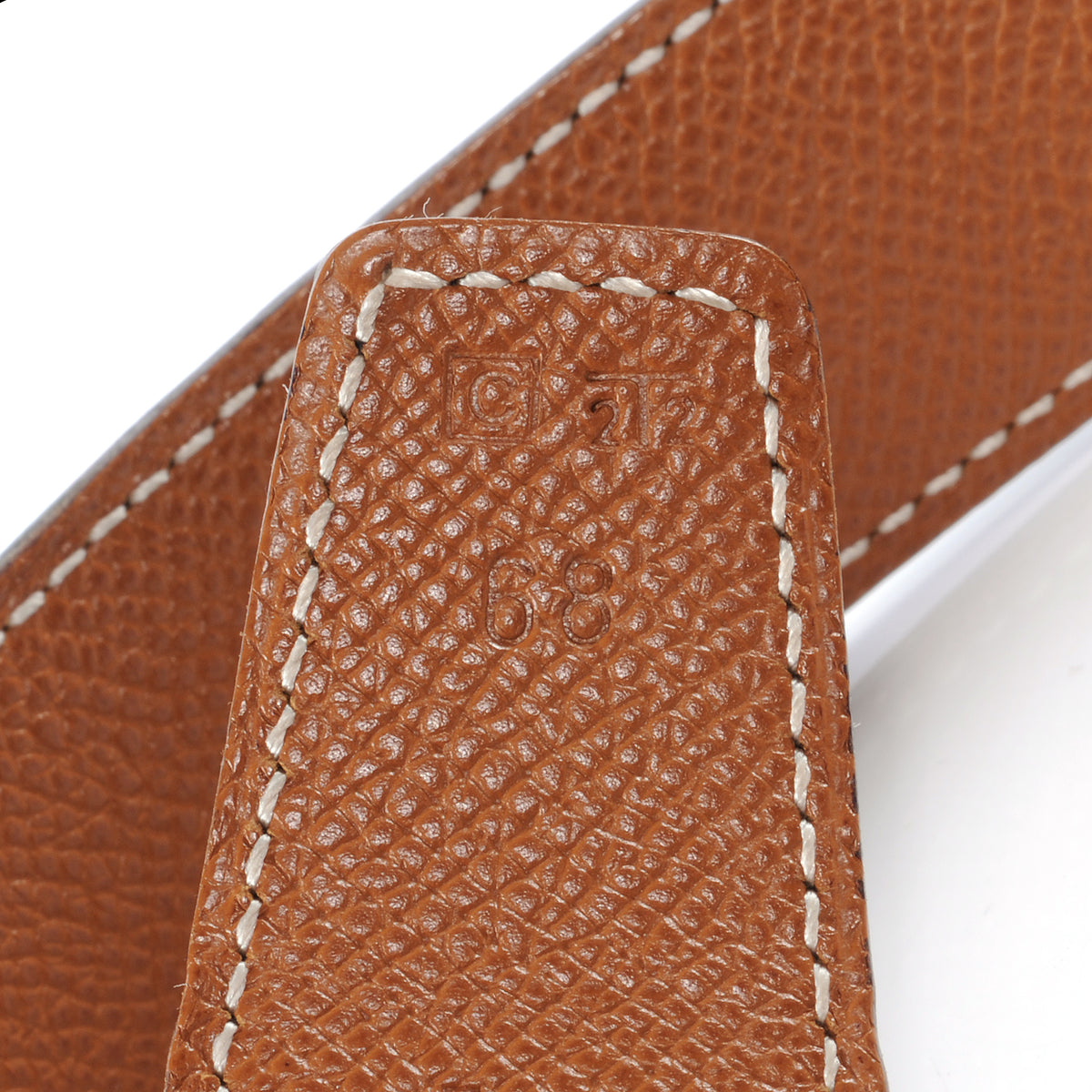 Hermes Box Courchevel Reversible Horsebit H Belt Noir Gold 4 of 6