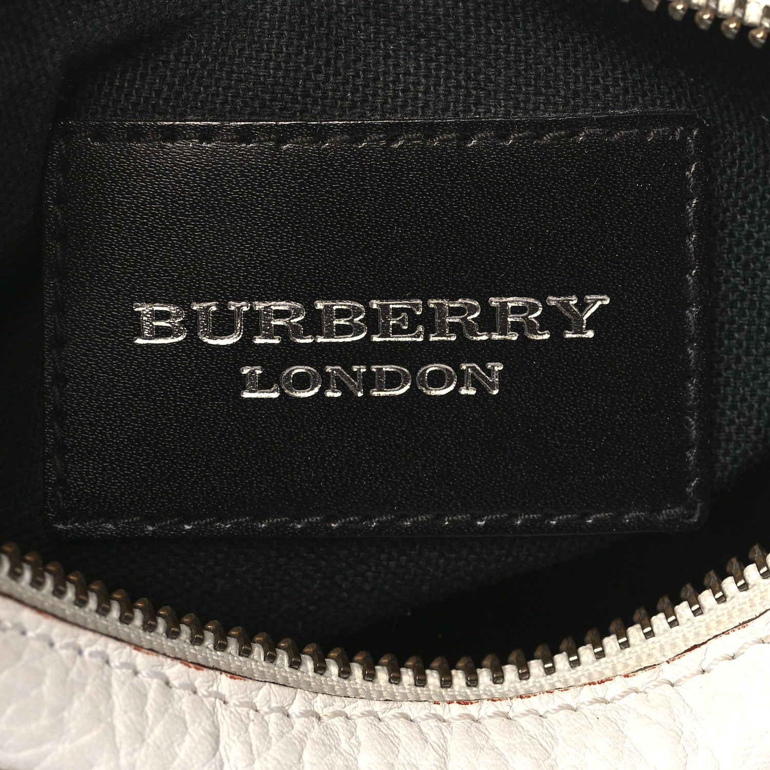 Burberry Grainy Calfskin Crossbody Bag White 6 of 9