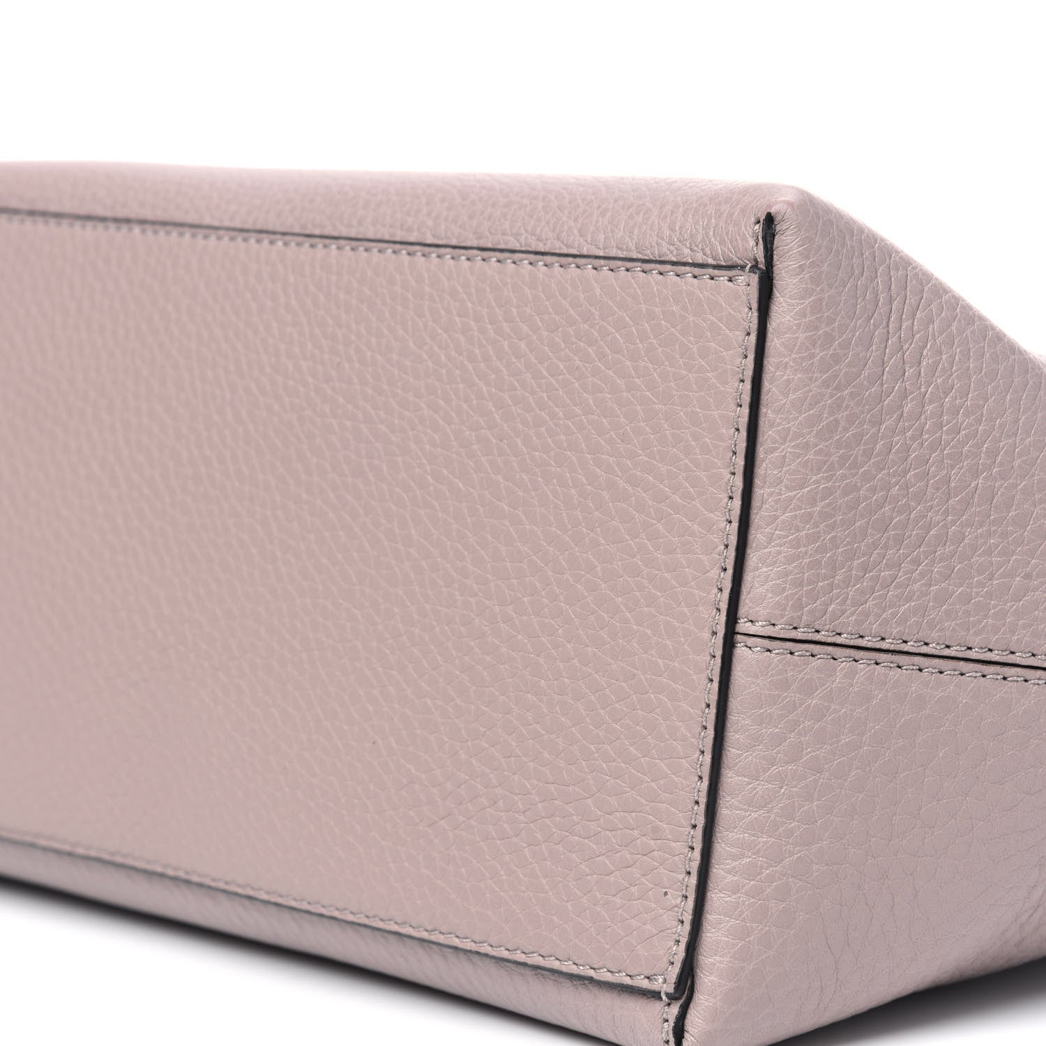 Valentino Garavani Grained Calfskin Rockstud Shoulder Tote Poudre 11 of 13