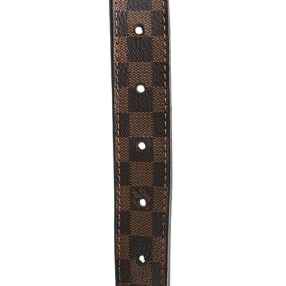 Louis Vuitton Mini Damier Ebene 25mm LV Initiales Belt 85 34 3 of 4