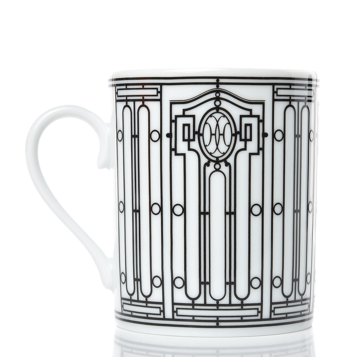 Porcelain H Deco Mug
