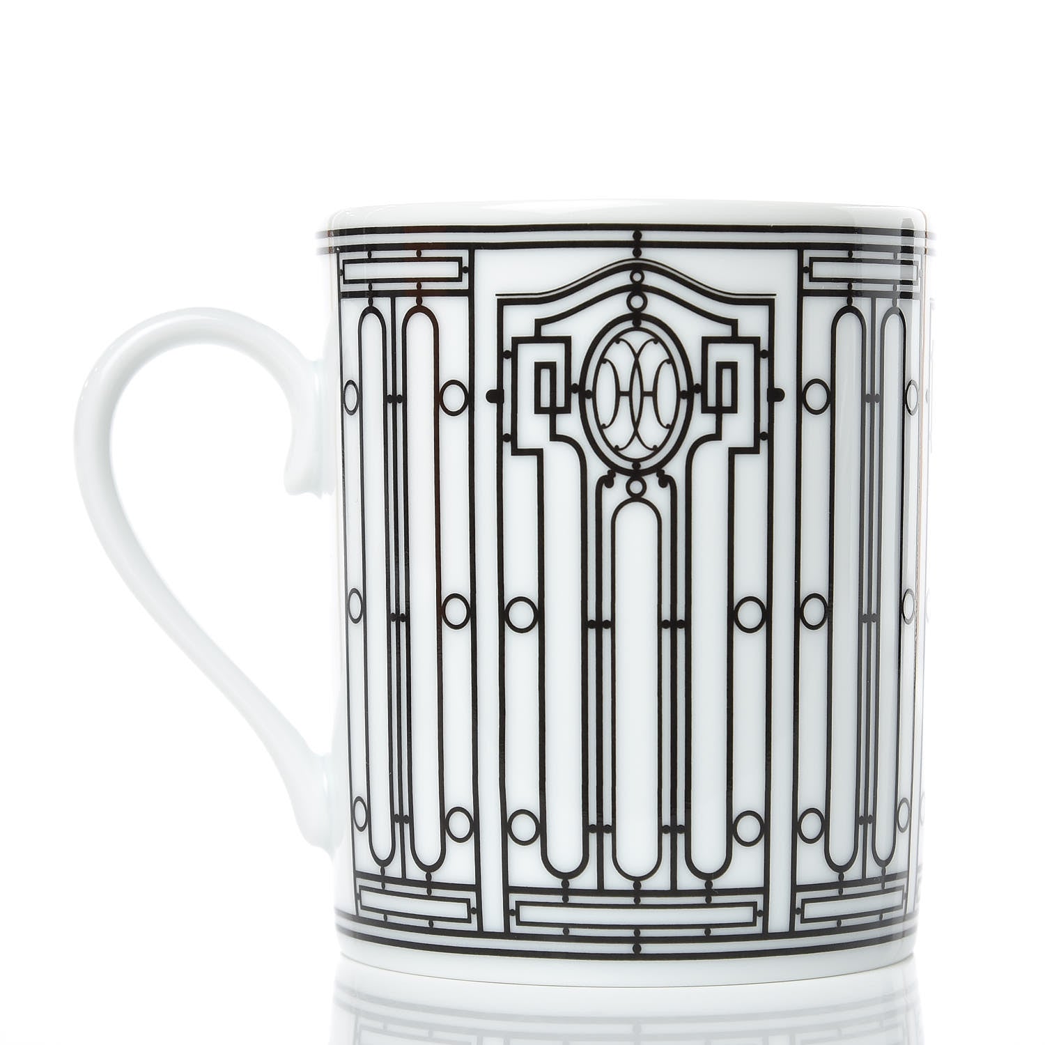 Hermes Porcelain H Deco Mug 3 of 6