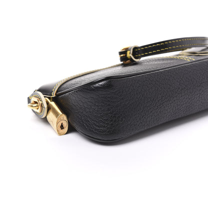 Louis Vuitton Suhali Lockit Clutch Black 5 of 9