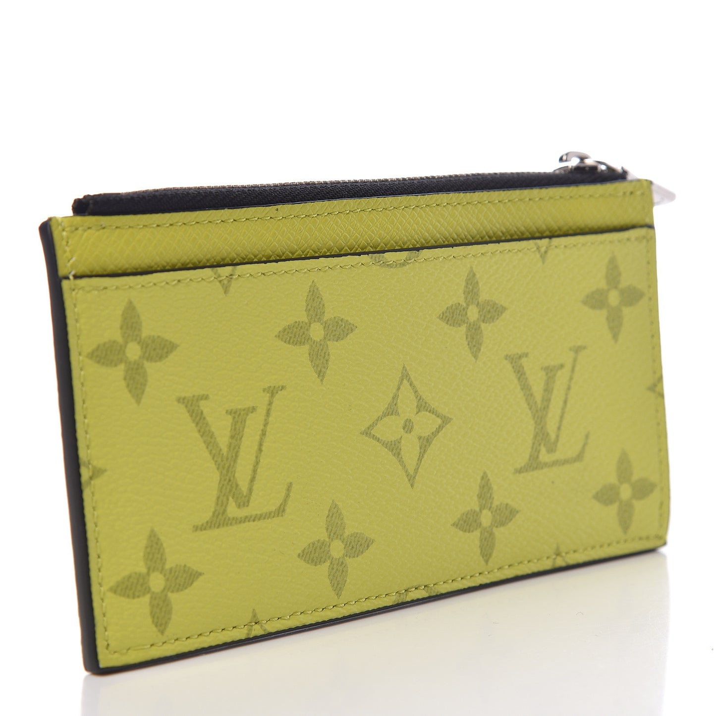 Monogram Taiga Coin Card Holder Yellow