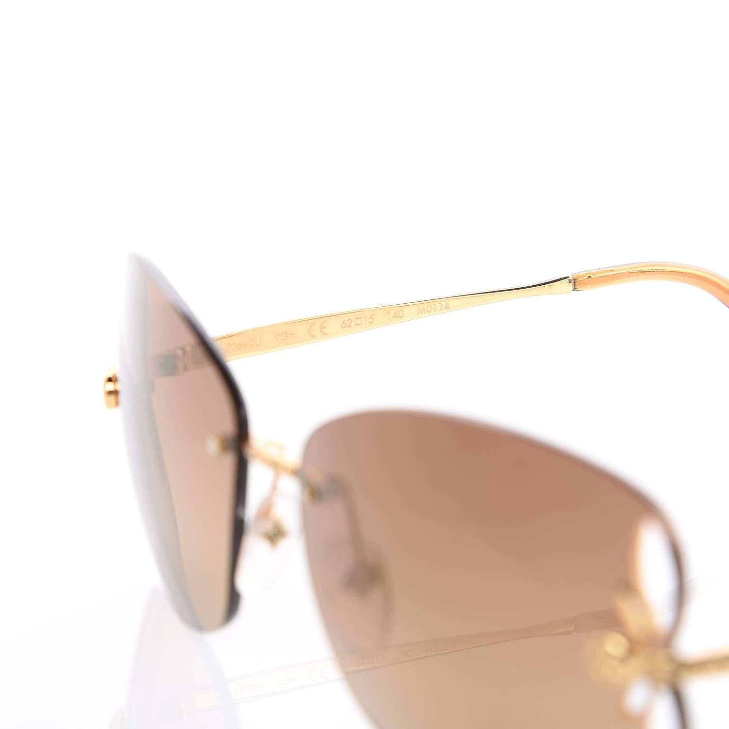 Louis Vuitton Lily Strass Sunglasses Z0640U Light Umber 6 of 7