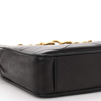 Saint Laurent Lambskin Quilted Le Maillon Chain Strap Crossbody Black 8 of 9