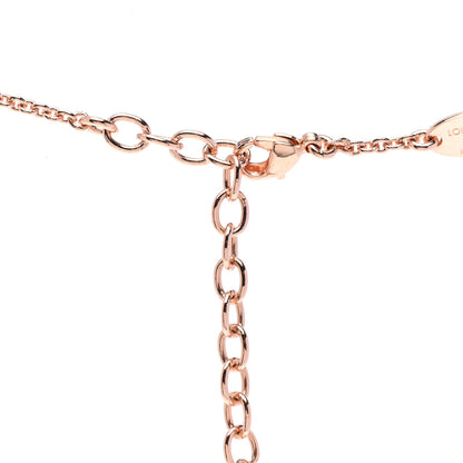 Louis Vuitton Essential V Necklace Rose Gold 6 of 6