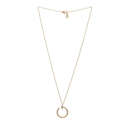Cartier 18K Yellow Gold Diamond Juste Un Clou Pendant Necklace 3 of 5