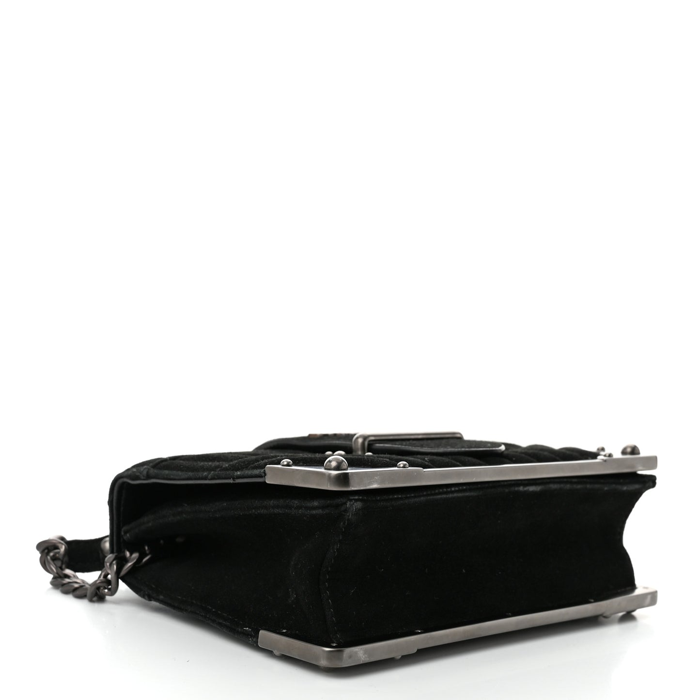 Velvet Impuntu Cahier Bag Black