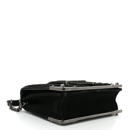 Prada Velvet Impuntu Cahier Bag Black 4 of 9