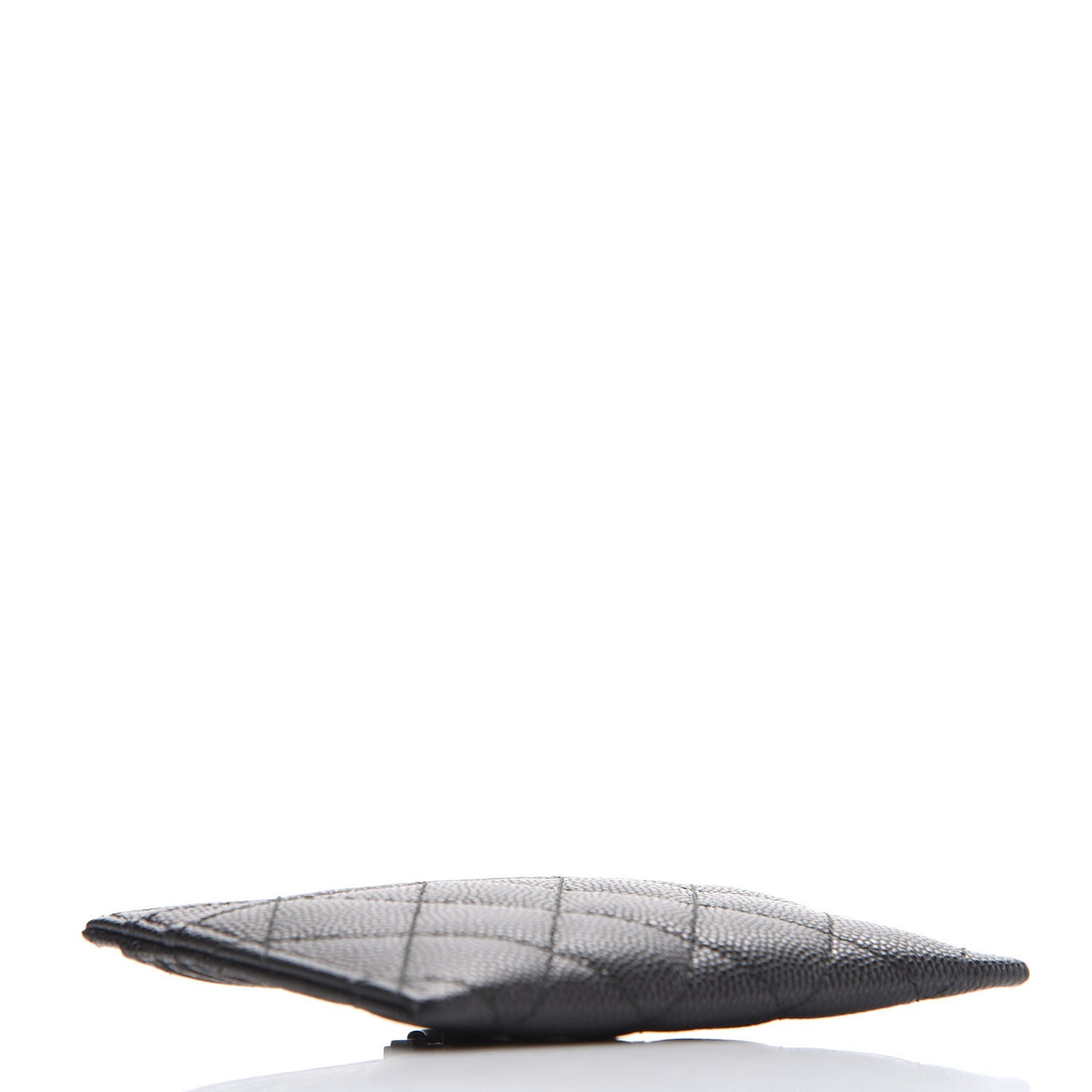 Caviar Quilted Boy Card Holder Black