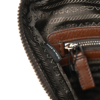 Prada Vitello City Travel Briefcase Bruciato 7 of 10